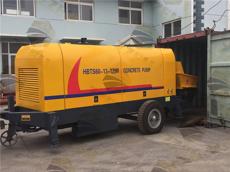 ZZEM diesel concrete pump was sent to Kazakhstan