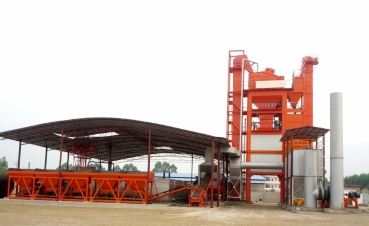 Asphalt Batch Mixing Plant Tower with bottom mounted bins series AMP