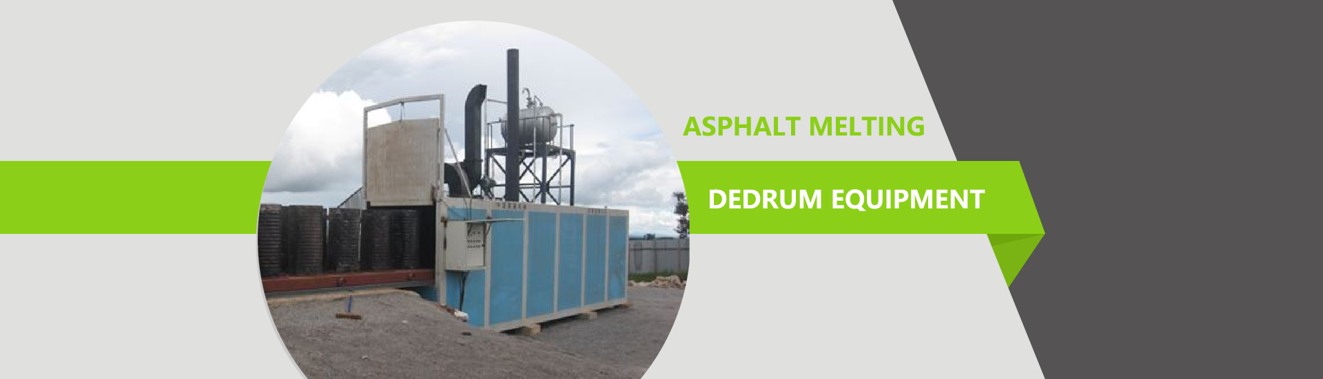 ZZEM ASPHALT MELTING DEDRUM PLANT