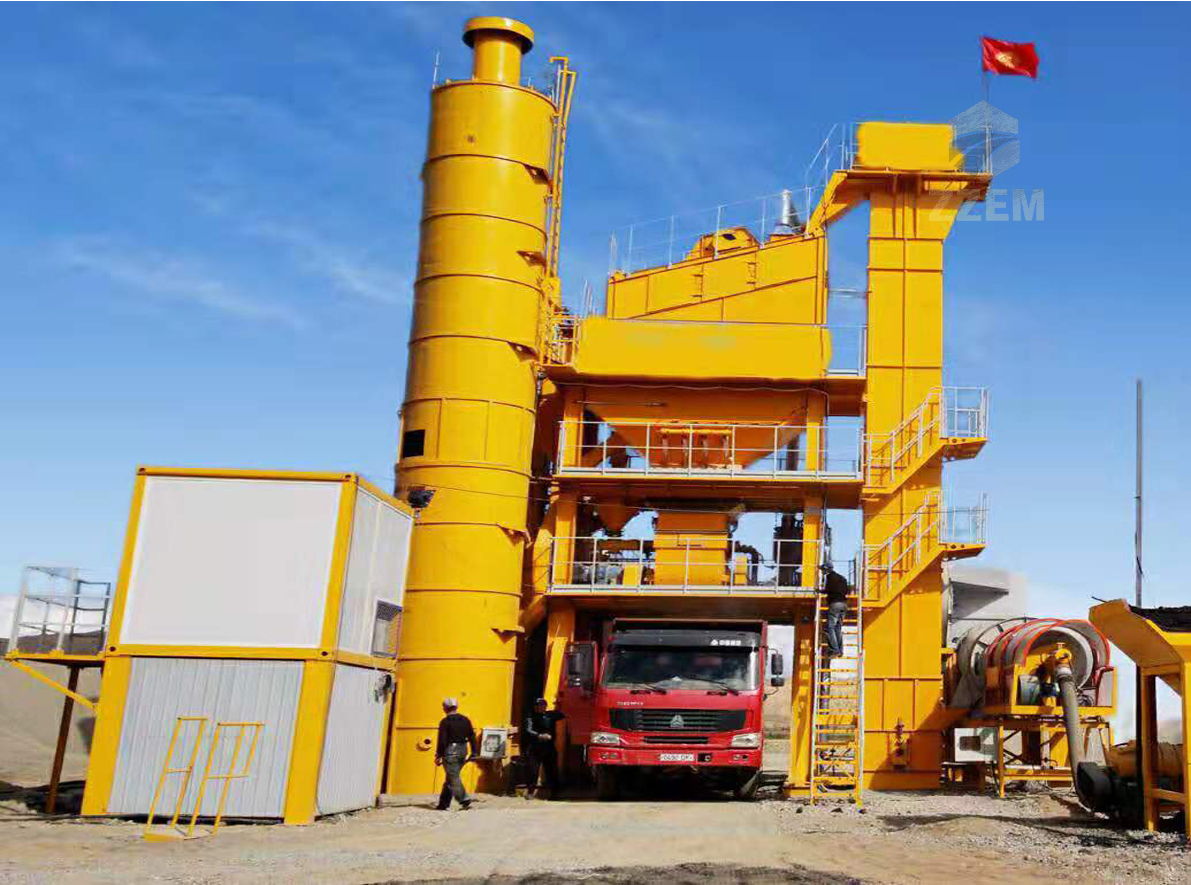 How to Operate the asphalt plant for Customers