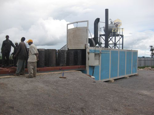 Drummed asphalt melter series DAM